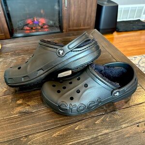CROCS Baya Lined Clog NWT Womens 11 Mens 9 Soft Inner Supportive Arch & Sole